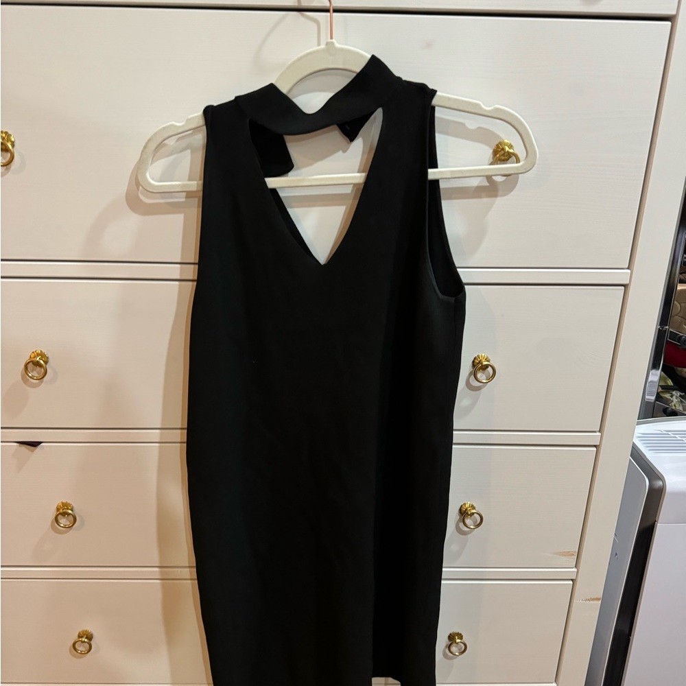 MILLY Black Knit Dress